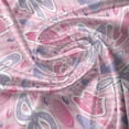 thumbnail image 5 of Ambesonne Cartoon Valance Pack of 2, Bows and Buttons Ribbon, 54"X18", Pale Pink and Mauve, 5 of 5