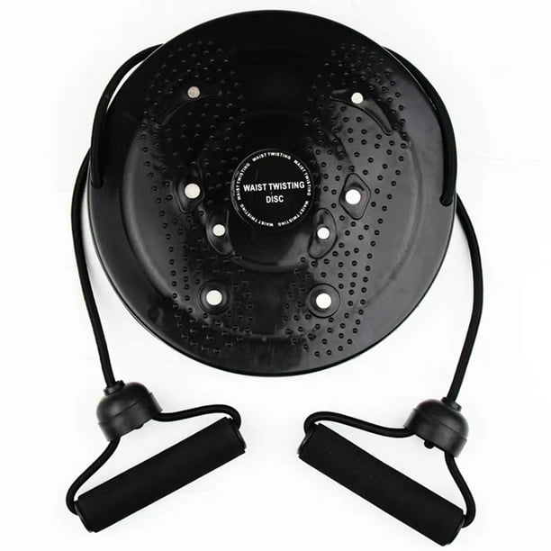 Toystoory Tablero de la torsión del susurro de la cintura para el cuerpo que forma niveles de resistencia ajustables convenientes y seguros Accesorios para máquinas de ejercicios negro