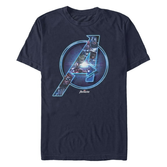 Men's Marvel Avengers Logo Collage Graphic T-Shirt