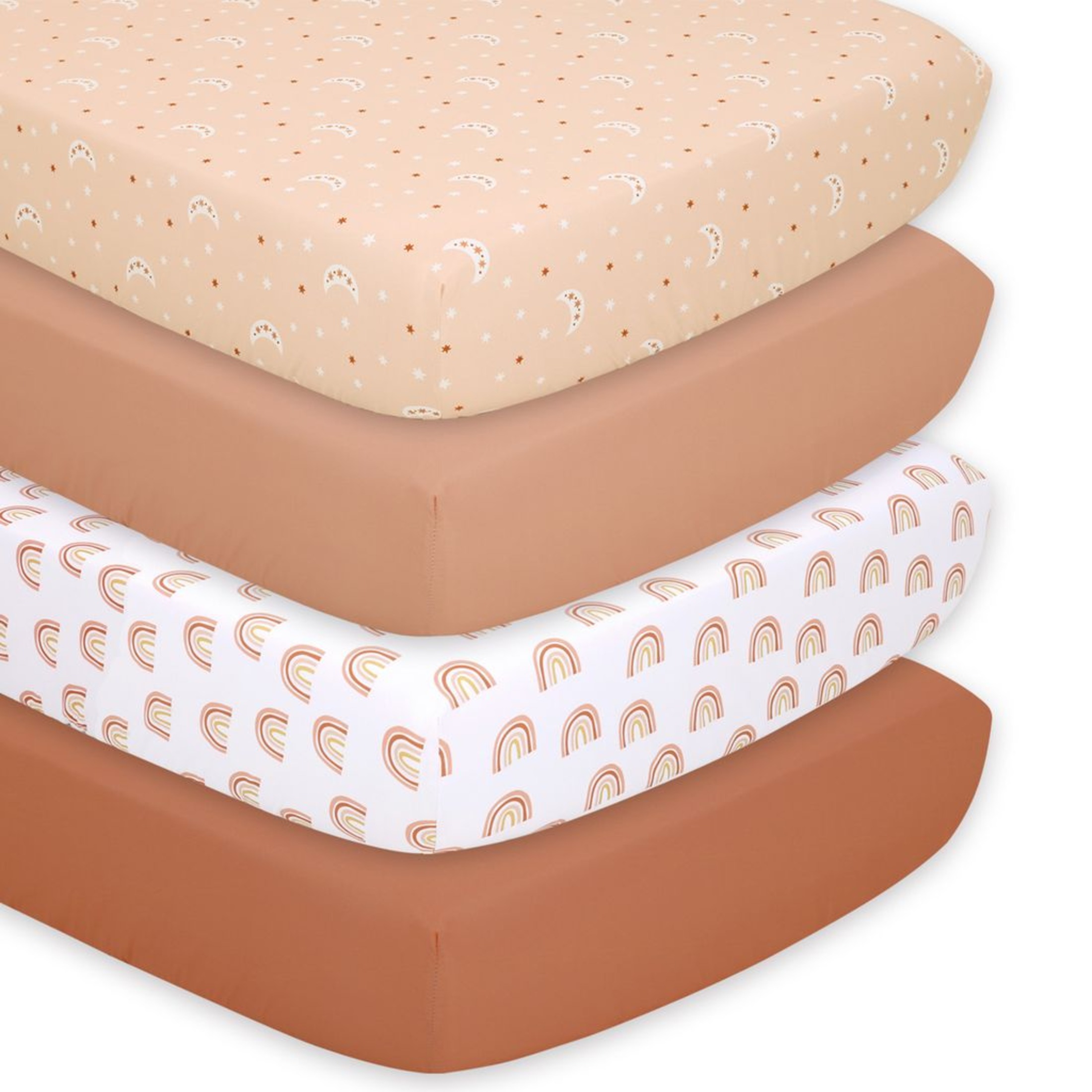 The Peanutshell Boho Crib Sheets 4 Pack For Girls photo 1