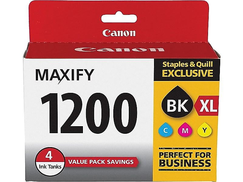 Canon PGI 1200XL High Yield Black/Standard Color Ink Cartridges 1244243 - Walmart.com