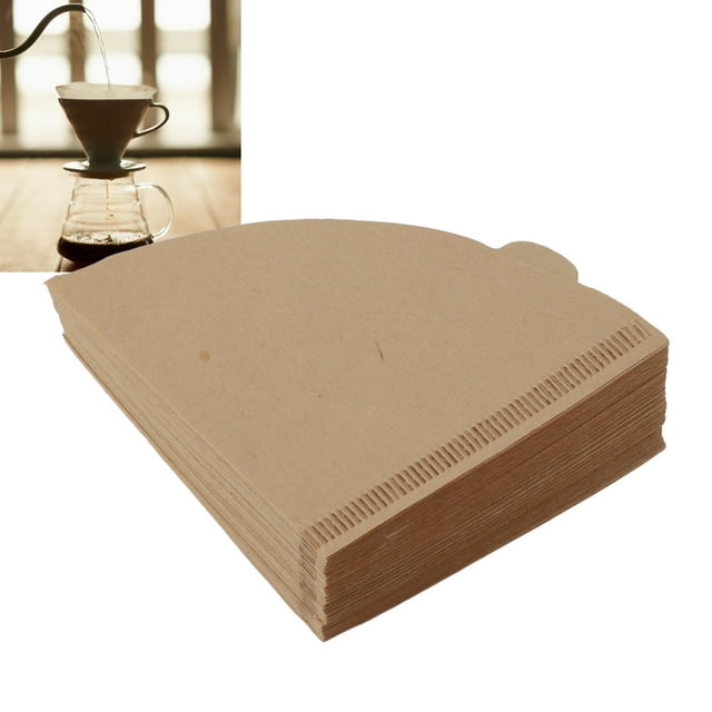 100pcs Coffee Filters, Coffee Filter Paper Cone, 100 Count, Soft Texture for Drip Coffee Maker, Coffee Machines