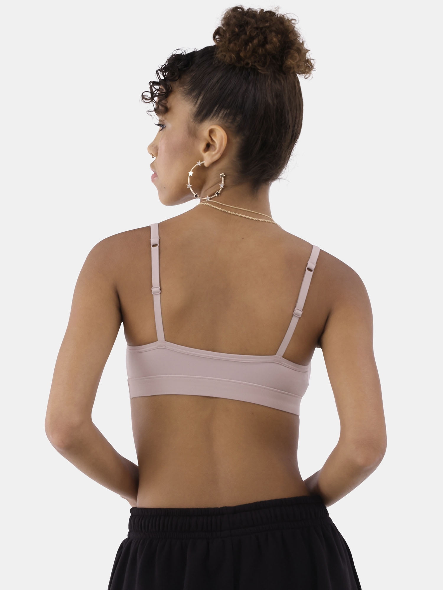 No Boundaries Women's Fit Stretch Scoop Bralette, Sizes XS-3XL