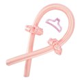 thumbnail image 1 of Vogacara Curling Rod Sleeping Soft Headband Curler Foam Hair Roller Former para cabello largo y mediano, Pink Type3 NO3, 1 of 6