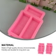 thumbnail image 6 of FONDOTIN 2Pcs Pink Silicone Mould for Baking and Chocolate Molding with and Durable Material, 6 of 8