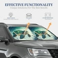 thumbnail image 4 of Balery 2 Piece Watercolor Turtle1 Car Windshield Sun Shade|Foldable Front Windshield Shade for Car Front Window for Most Sedans SUV Truck-Large, 4 of 7