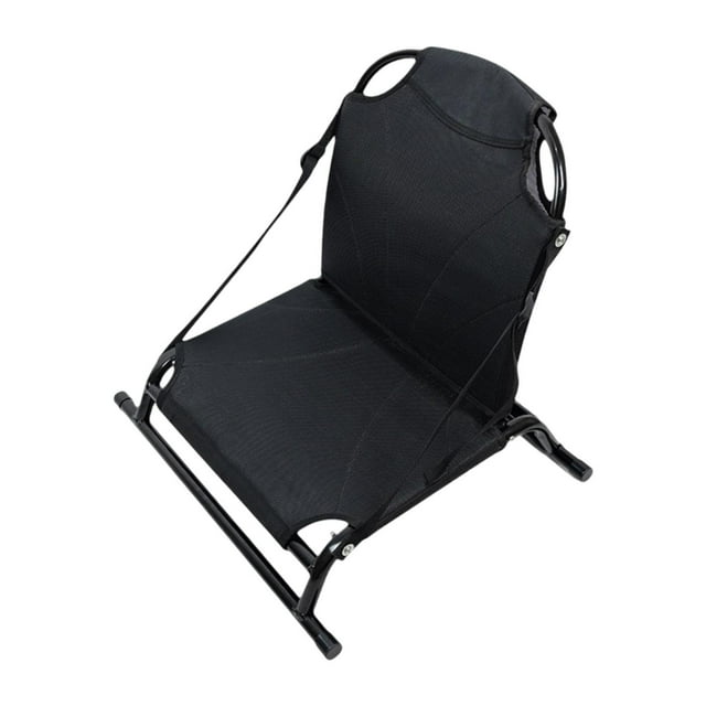 Plegable asiento del asiento del asiento del kayak con soporte de respaldo con correas ajustables para el rafting de pesca en canoa en kayak