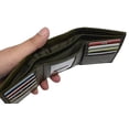 thumbnail image 6 of Real Cowhide Leather Wallets for Men RFID Blocking Slim Trifold Wallet with ID & Card Slots, 6 of 18