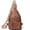 Brown, variant on LATMAP 7L PU Leather Sling Bag,  for Travel & Daily Use, Hands-Free Unisex Chest Backpack