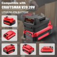 thumbnail image 3 of Battery Adapter MAN20ML for Milwaukee M18 Tools Converts for Craftsman V20 Lithium-Ion Batteries To for Milwaukee 18V Batteries, 3 of 7