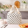 thumbnail image 4 of Fufafayo Insulated Lunch Bag Large Capacity, Corduroy Lunch Box for Study Office Workers, Waterproof Portable Bento Bag for Picnic Travel Study Work, 4 of 6