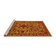 thumbnail image 2 of Ahgly Company Machine Washable Indoor Rectangle Oriental Yellow Industrial Area Rugs, 8' x 10', 2 of 4