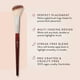 thumbnail image 2 of Brush BK BEAUTY 112 - Brocha facial pequeña con ángulo para colorete, 2 of 6