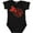AB-Black, variant on Inverse Ladybug Girls Baby Bodysuit