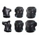 thumbnail image 5 of Almohadillas para las manos, coderas y rodilleras para ciclismo al aire libre, equipo de protección práctico. Azul negro, 5 of 9