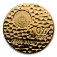thumbnail image 2 of 1 oz Gold Round - Scottsdale Tombstone Hammered Gold Piece, 2 of 4