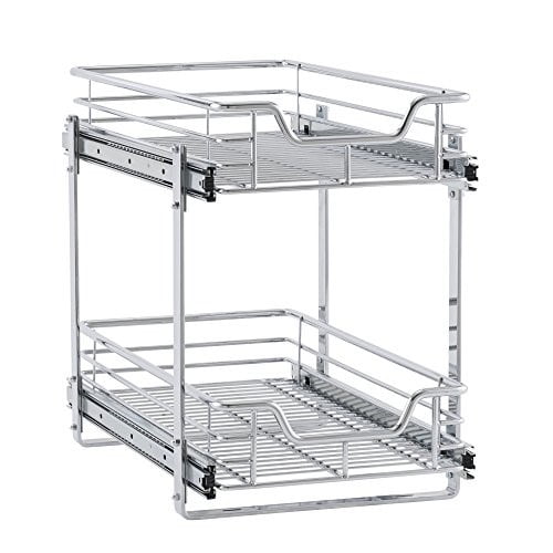 Household Essentials Glidez 11.5" 2-Tier Dual Sliding ...