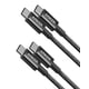 thumbnail image 1 of Cable USB C a USB C Anker tipo C, 60 W, carga rápida, 1 m, paquete de 2, 1 of 2