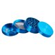 thumbnail image 3 of Máquina de pulir de aleación de zinc Molinillo de hierbas de pantalla fina Filtro de especias de molienda suave Azul Methold HA6962-04B, 3 of 6
