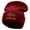 Maroon, variant on Yellowstone Big Buffalo Embroidered 12 Inch Long Knitted Beanie - Yellow OSFM