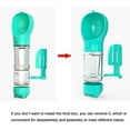 thumbnail image 3 of Bouteille d'Eau pour Chien pour Marche Extérieure, Randonnée, Voyage, Distributeur d'Eau Portable Multifonction 4-en-1 Étanche Design Détachable Combo Gobelet Sans BPA de Qualité Alimentaire 10OZ (300ML), 3 of 7