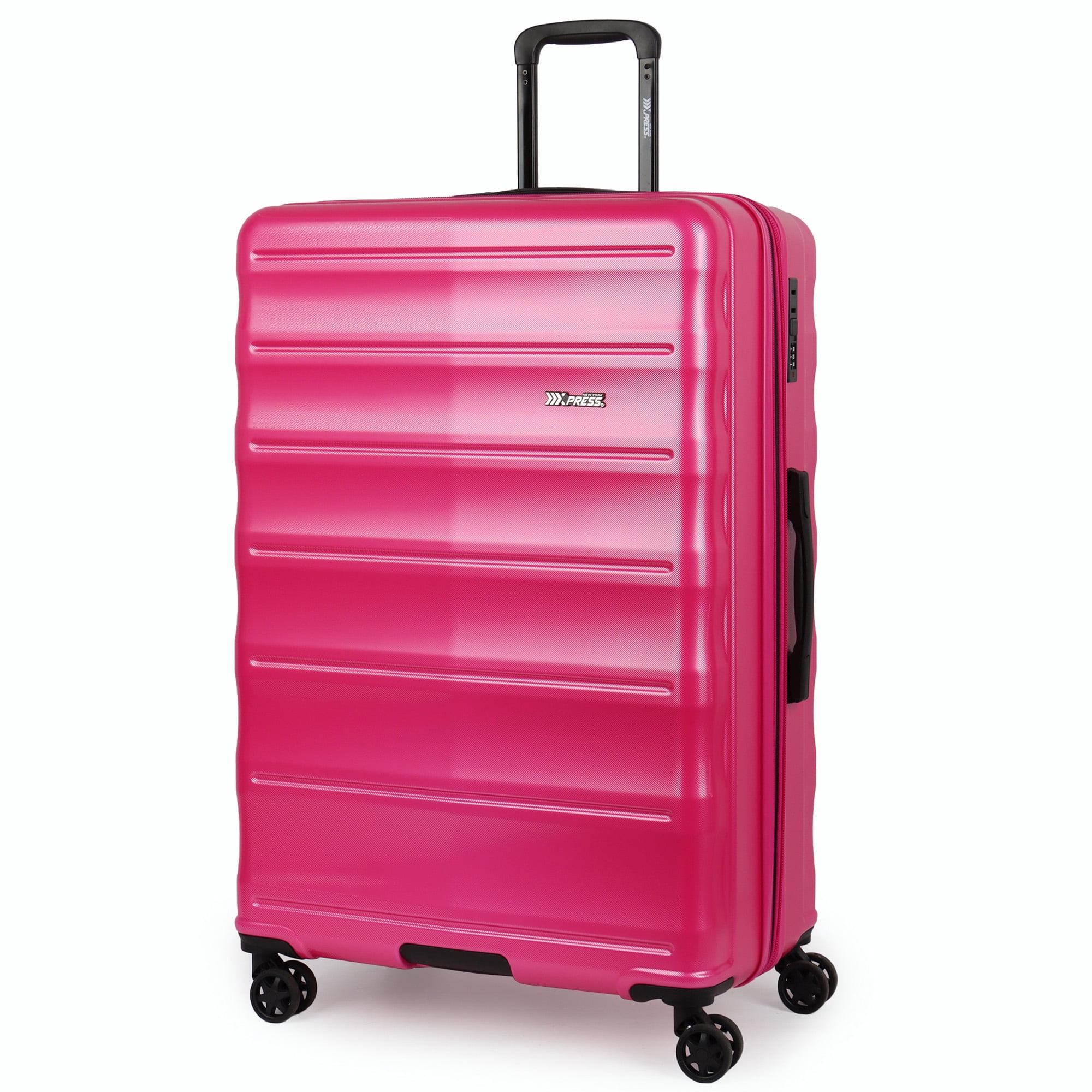 New York Xpress 29" Hardside Large Checked Expandable Spinner Luggage with TSA-Approved, Green - La13801