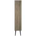 thumbnail image 3 of SAFAVIEH Terrence Retro Mid Century Wood 5 Tier Etagere, Oak/Black, 3 of 7