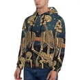 thumbnail image 3 of Naloa Romantic Skeletons Under Moon Men's Casual Hooded Collar Drawstring Hoodies Pullover Sweatshirts Casual Long Sleeve Shirts-3X-Large, 3 of 7