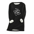 thumbnail image 1 of Grand Haut Ample à Manches Raglan pour Femmes Épaissi et en Velours Laine d'Agneau Chaud sous-Couche, 1 of 1