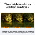 thumbnail image 5 of Solar Powered Garden Lights Outdoor, 55 LED Waterproof Spotlights with 3 Lighting Modes, White Finish, Auto On/Off at Dusk, Ideal for Pathways, Lawns, and Decorative Lighting, 5 of 8