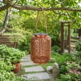 thumbnail image 3 of Solar Powered Vintage Pattern Projection Lantern for Outdoor Garden Pathway Patio Home Decorative Lighting Waterproof Design, 3 of 6