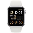 thumbnail image 2 of Restored Apple Watch SE (2nd Gen) (GPS, 40mm) - Silver Aluminum Case with White Band - Excellent (Refurbished), 2 of 4