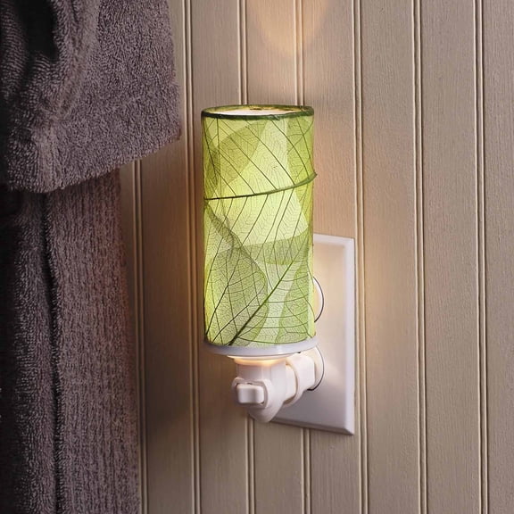 Eangee Cylinder Night Light Green