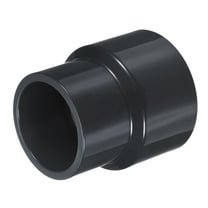 Uxcell 1-Pack UReducer Pipe Fitting, 2-1/2"*2" Reducing Coupling Connector Straight Pipe, Grey