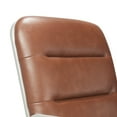 thumbnail image 6 of Finch Franklin Modern Ergonomic Office Desk Chairs, Comfy Seat, High Back Adjustable Swivel Rolling Chair With Wheels, Brown Leather, 6 of 9
