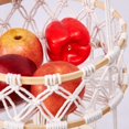 thumbnail image 3 of MOQIN 3 Tier Hanging Fruit Basket for Kitchen, Hanging Basket for Fruit and Vegetable Storage, Boho Wall Baskets for Organizing, Boho Decor for Indoor Plants, 43 Inches, 3 of 8