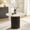 White+Black, variant on Round Fluted Wood Dining Table for 4, 47" Modern Kitchen Round Table with Pedestal Base, 300 lbs Capacity for Dining Room & Kitchen,Natural