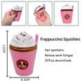 thumbnail image 2 of Lindos juguetes blandos y esponjosos de simulación de hamburguesa, café, palomitas de maíz, juguete de crecimiento lento para niños y adultos, alivia el estrés y la ansiedad, decoración., 2 of 4
