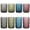 Colored, variant on Vintage Hobnail Drinking Glasses Set of 8,Green 12 oz & 15oz Highball Glass Cups, Kitchen Drinkware Glassware,Embossed Water Tumbler,for Beer,Cocktail,Whiskey,Juice and Various Mixed Drinks