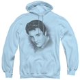 thumbnail image 1 of Elvis Presley & Dreamy Adult Pullover Hoodie, Light Blue - Small, 1 of 1