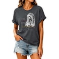 thumbnail image 3 of Dolly Shirt for Women I Will Always Love You Portrait Graphic Tee Country Music T Shirt Short Sleeve Crew Neck Western Top, 3 of 5
