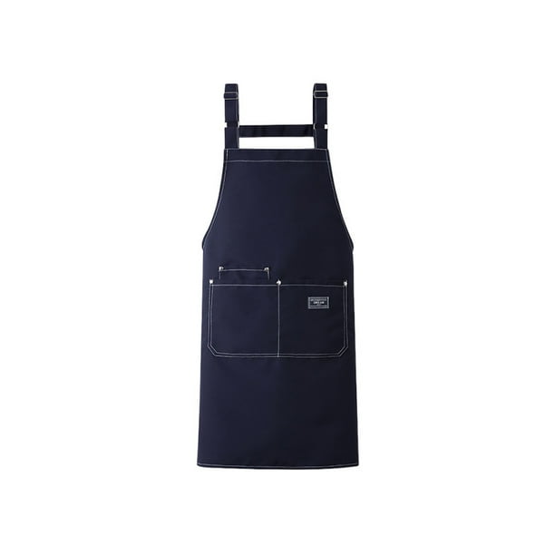 Delantal de lona impermeable con bolsillos para hombres y mujeres
