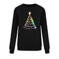 thumbnail image 6 of Christmas Women's Sweatshirts Fashion Casual Printed Shirts Pullover Round Neck Rhinestone Loose Long Sleeve Blouse Sweatshirt Top, 6 of 6