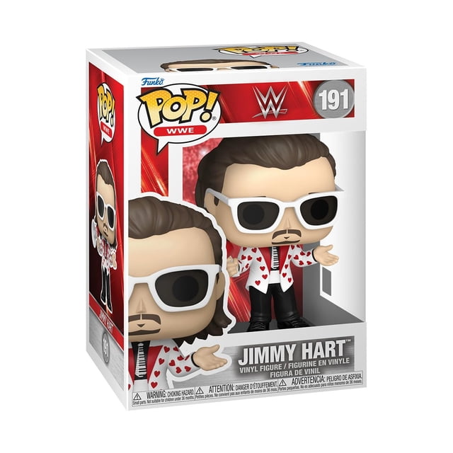 Figura de vinilo coleccionable Funko Pop! Jimmy Hart de la WWE, 9,5 cm