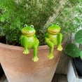 thumbnail image 7 of Sales Today Clearance! Gosuguu Pottery Frog Statue Decoration, 2pcs Ceramic Frog Garden Ornaments, Cute Garden Décor for Courtyards, Yard, and Outdoor Spaces, Garden Sculptures and Statues, 7 of 7