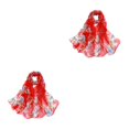 thumbnail image 1 of mmirethe Silk Scarf Soft And Comfortable Wrap For Everyday Wear Fashionable And Stylish red 2Set, 1 of 6