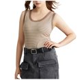 thumbnail image 4 of FAIWAD Débardeur Décontracté pour Femmes Été Sans Manches Rayé Slim Respirant Extensible Camisole, 4 of 4