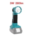 thumbnail image 1 of Linterna LED Inalámbrica de 3w 280lm 18V Luz de Trabajo Linterna para Lámpara LED Ma*kita sin Batería USB Foco de Iluminación de Emergencia para Exteriores, 1 of 10