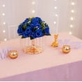 thumbnail image 6 of Blosmon Flower Kissing Balls Wedding Centerpieces 10 Pcs Spring Artificial Roses Flowers Royal Blue Floral Arrangements, 6 of 9