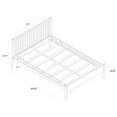 thumbnail image 7 of Plank+Beam Scandinavian Full Size Bed Frame with Headboard, Solid Wood  Platform Bed for Adults, 7 of 7